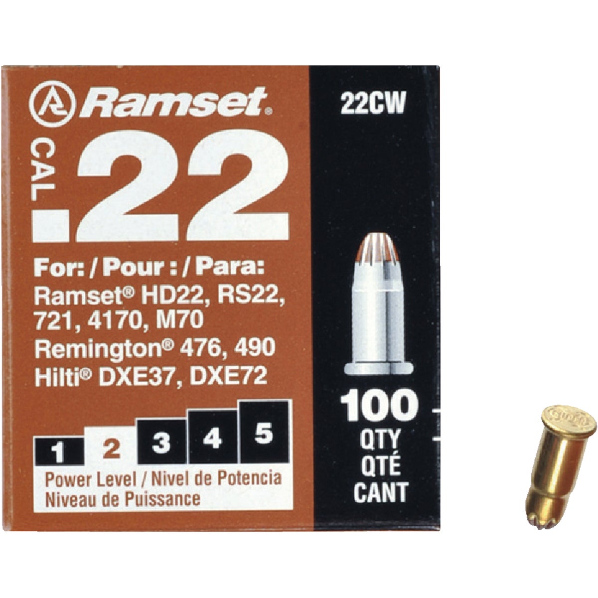 100PK .22 BROWN LOADS - 00594 by Itw Brands