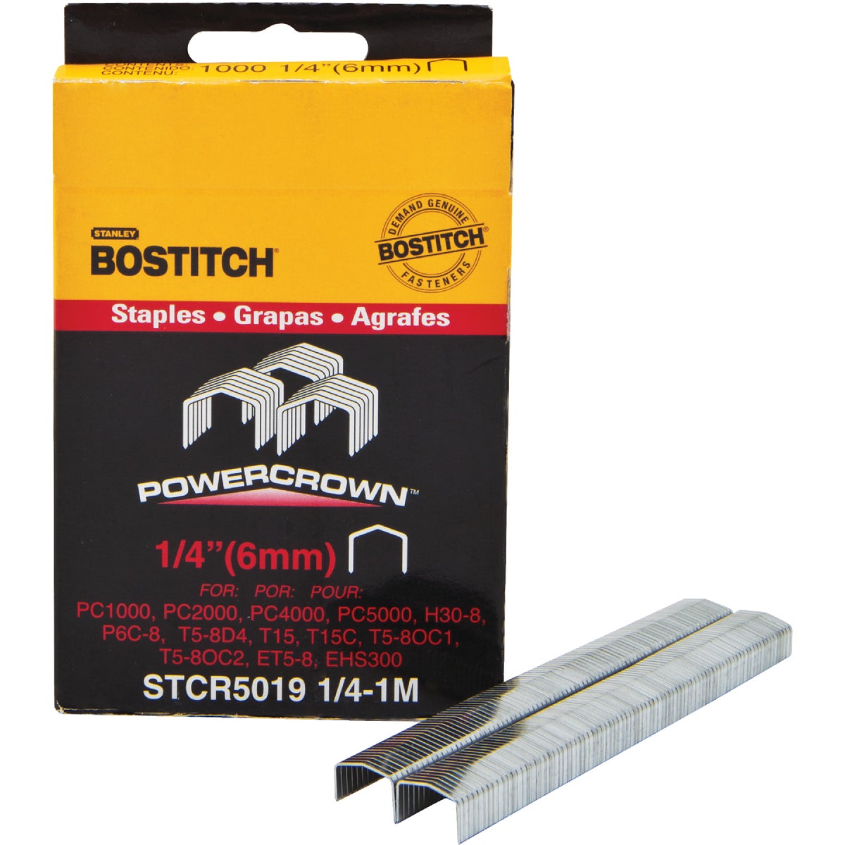 1/4" STAPLE - STCR50191/4-1M by Stanley Bostitch