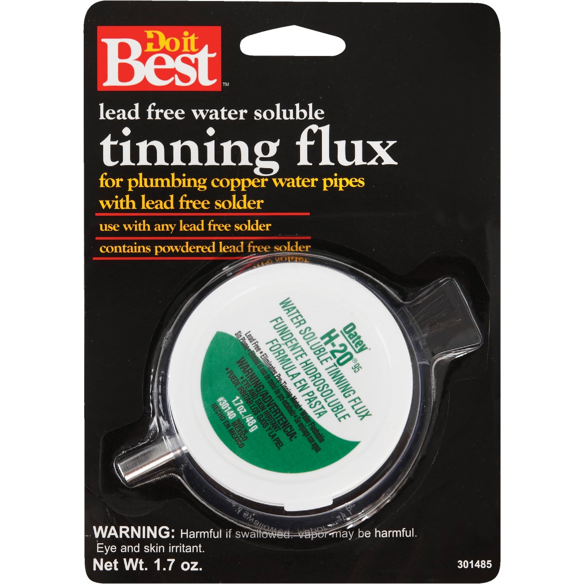 1.7OZ WATER SOLUBLE FLUX - 301485 by Oatey S C S