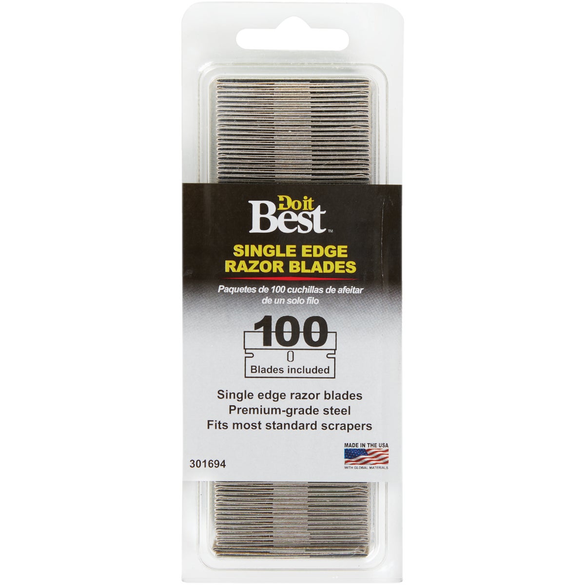 100PK RAZOR BLADE - 301694 by Do it Best
