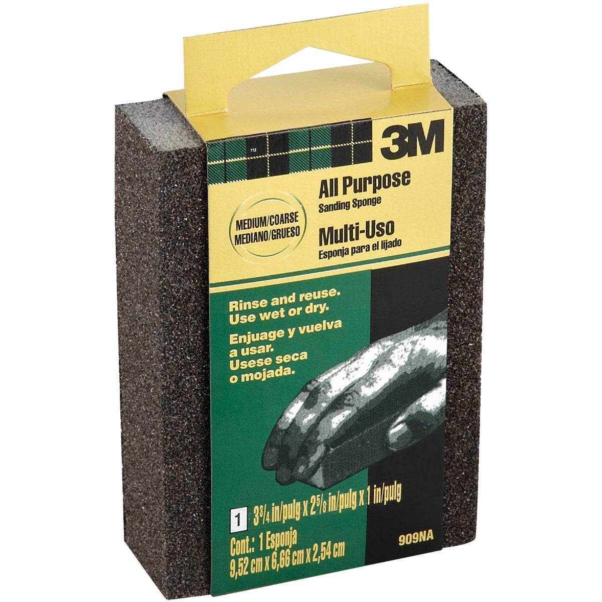 MED/CRS SANDING SPONGE - 909 by 3m Co