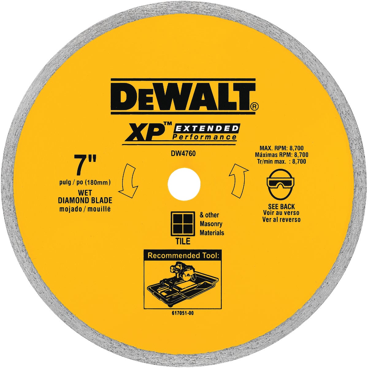 7" CERAMIC BLADE - DW4760 by DeWalt