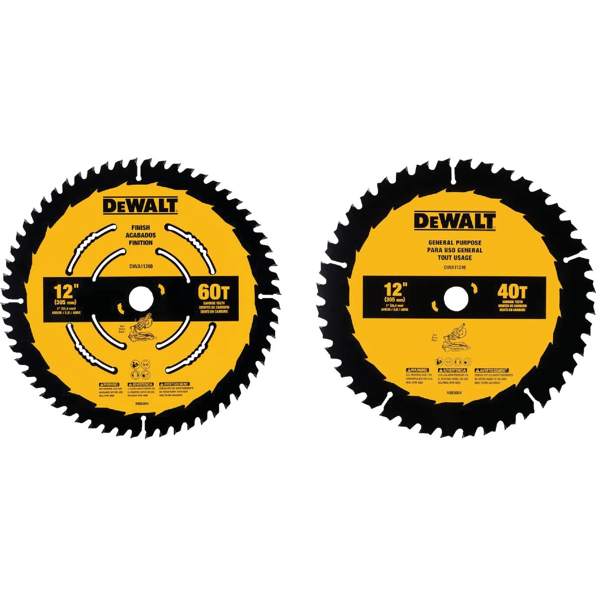 12" 2PK BLADE - DW3128P5 by DeWalt