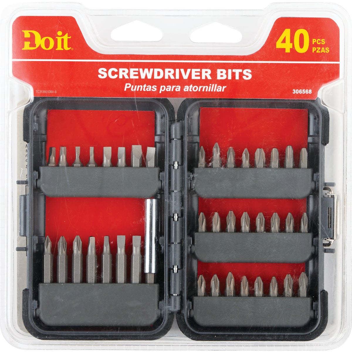 40PC DRIVER BIT SET - 313661DB by Mibro/gs