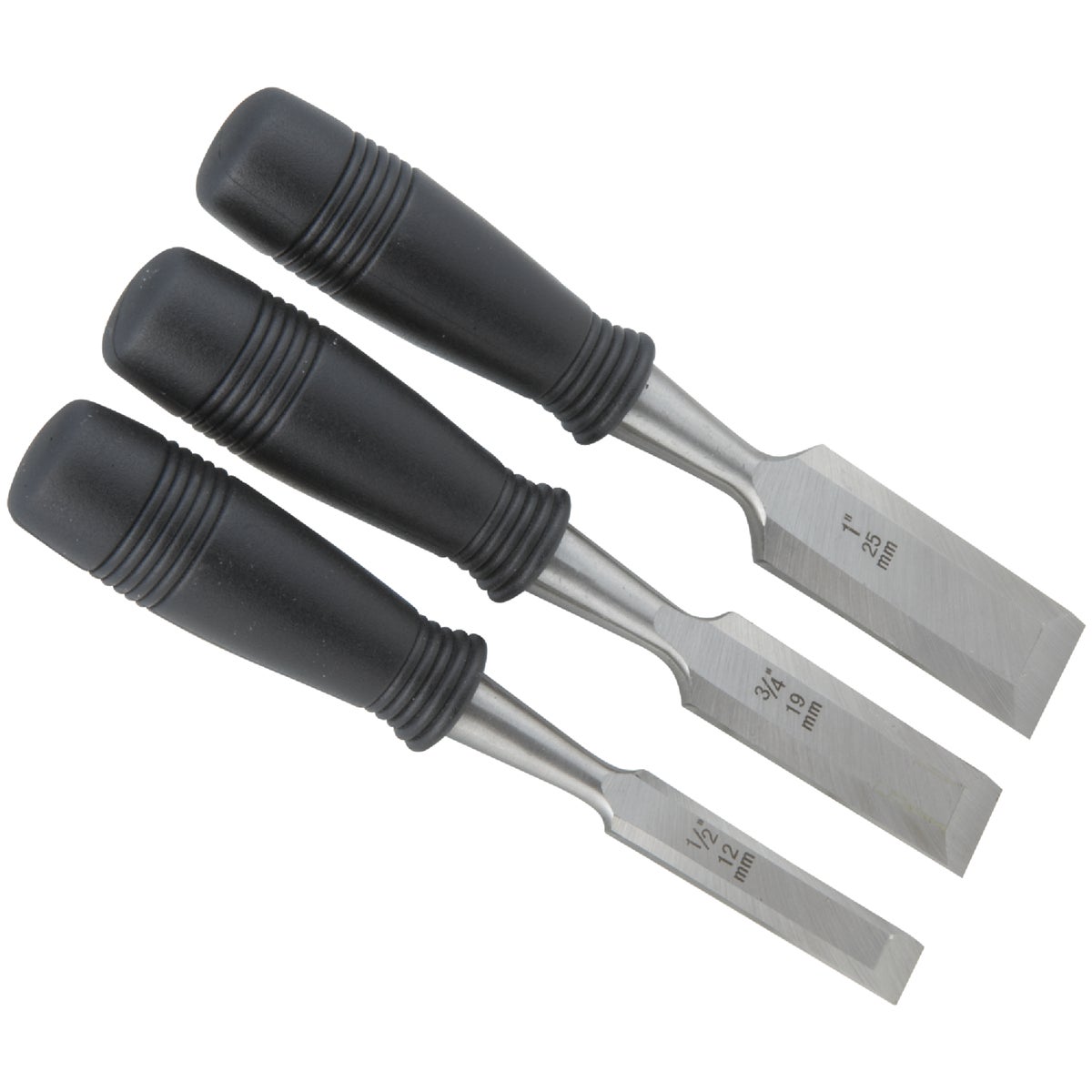 3PC WOOD CHISEL SET - 307769 by Danaher Tool Ltd