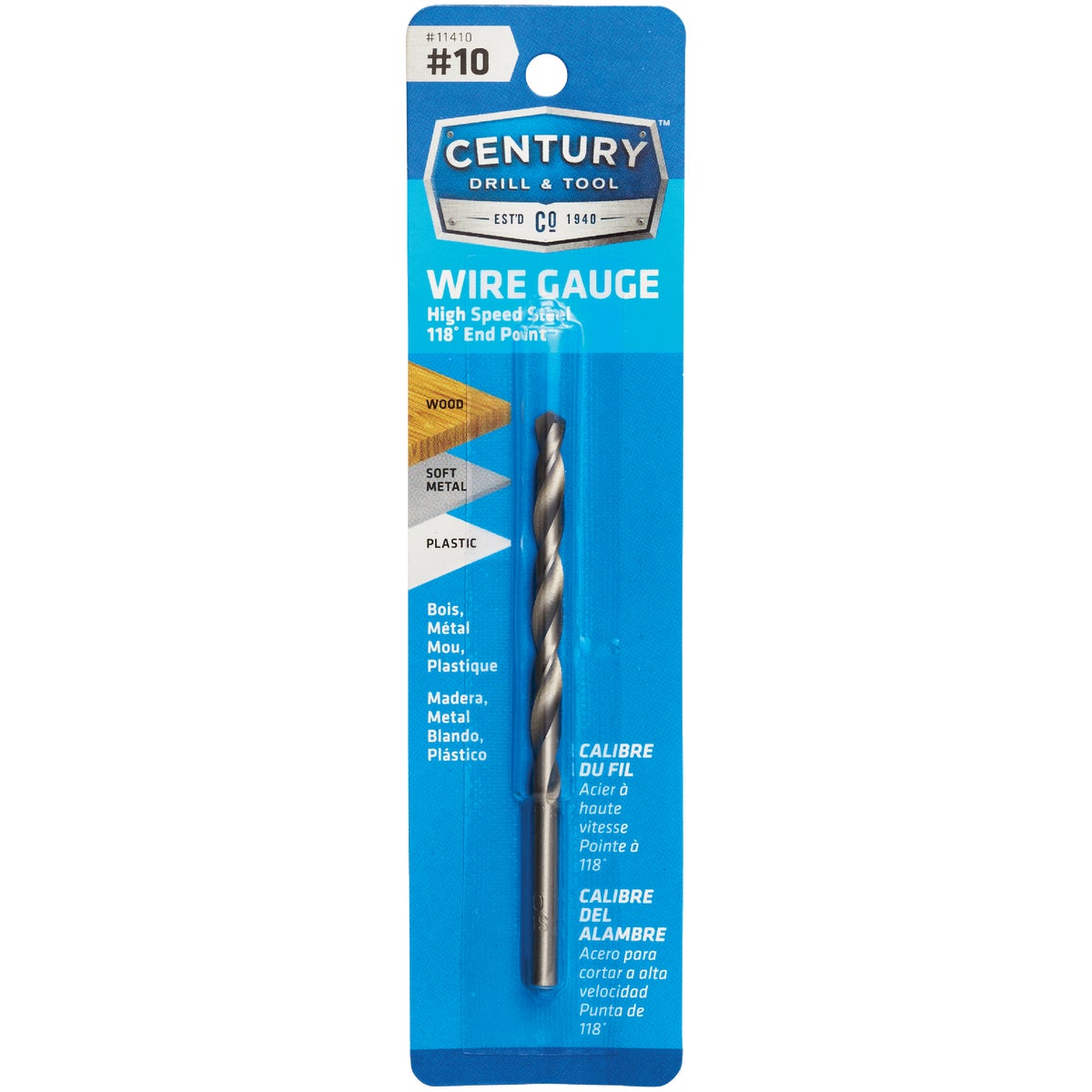 #10 DRILL BIT - 81110ZR by Irwin Industr Tool