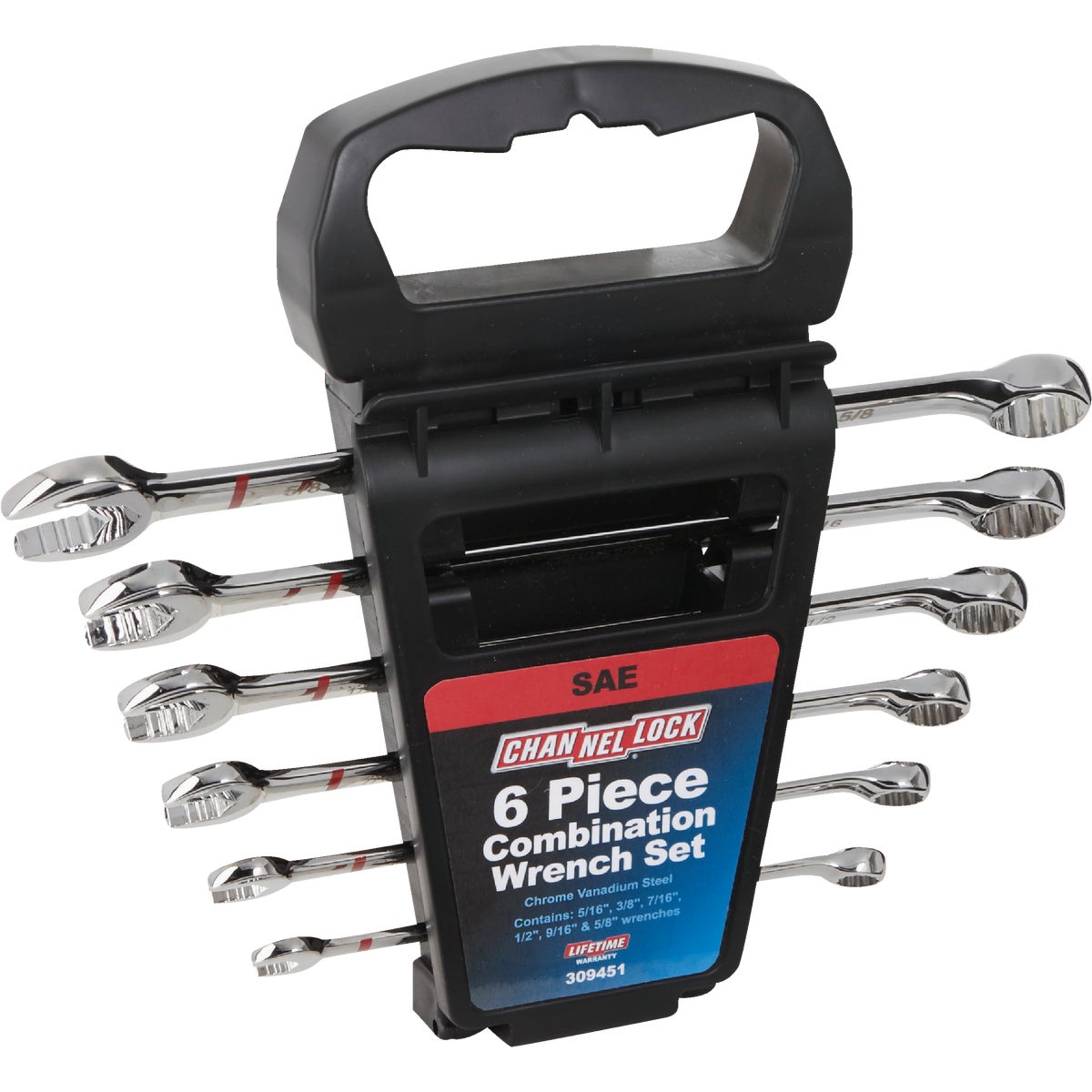 6PC SAE WRENCH SET - 309451 by Danaher Tool Ltd