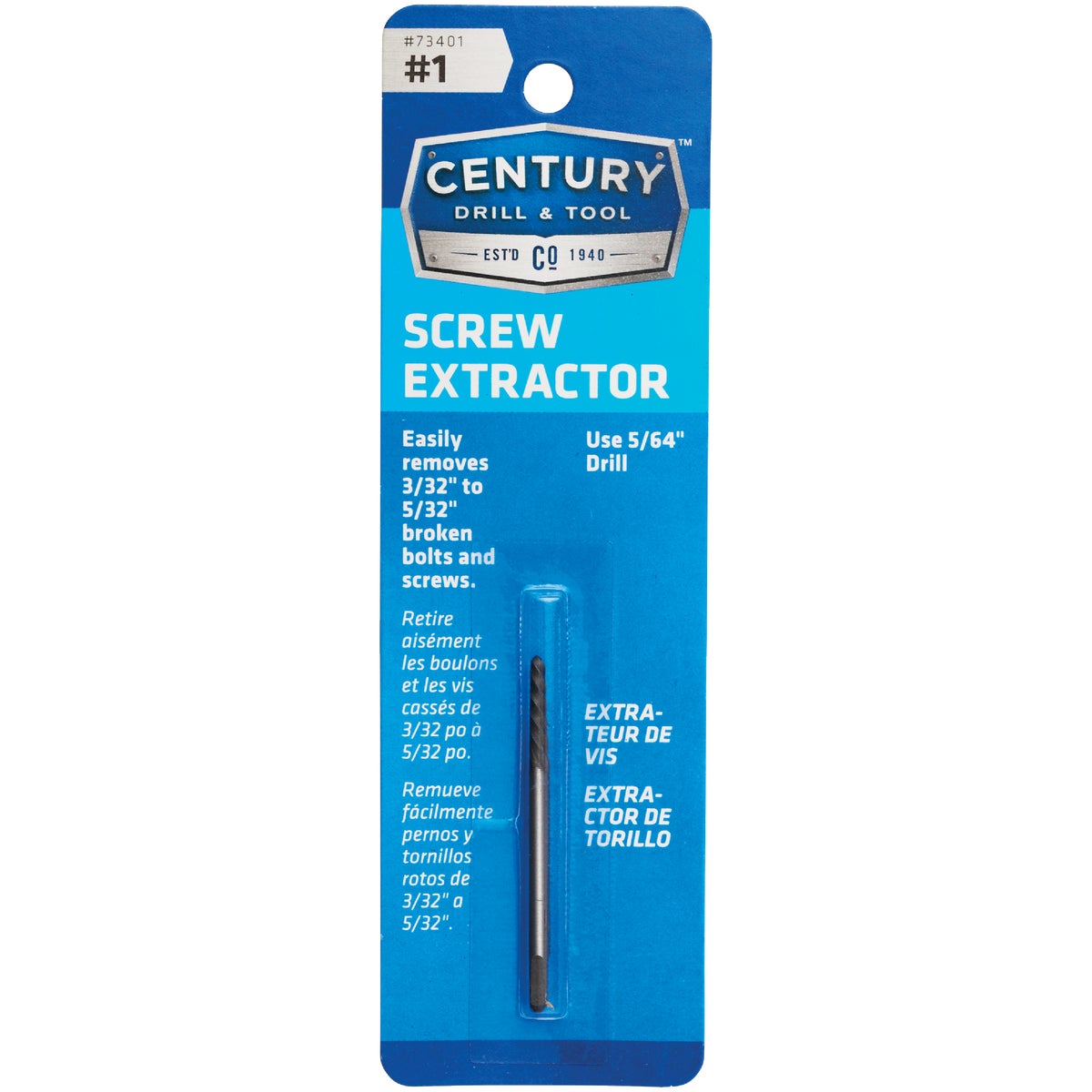#1 SCREW EXTRACTOR - 53401 by Irwin Industr Tool