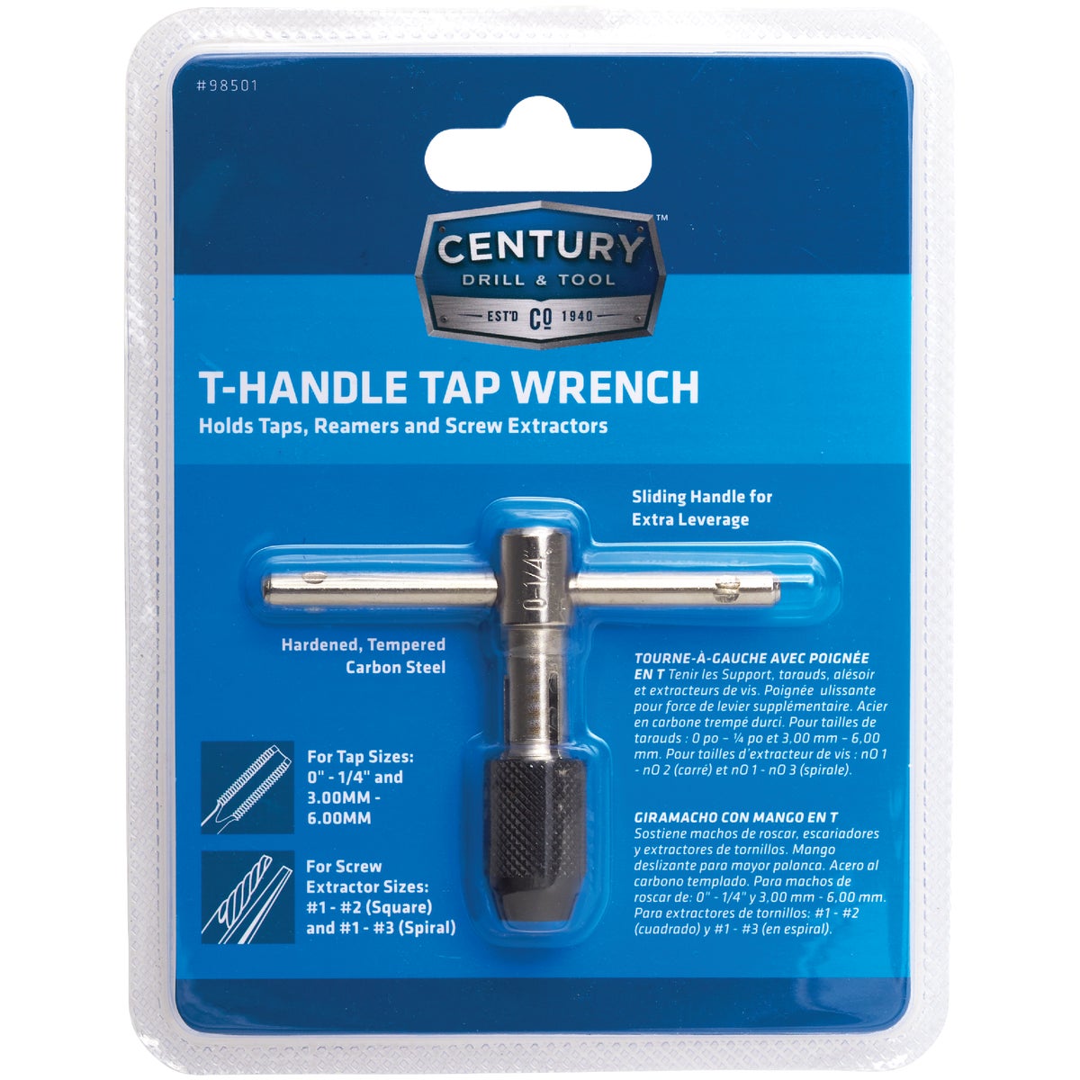 TR-1E T-HANDL TAP WRENCH - 12001ZR by Irwin Industr Tool
