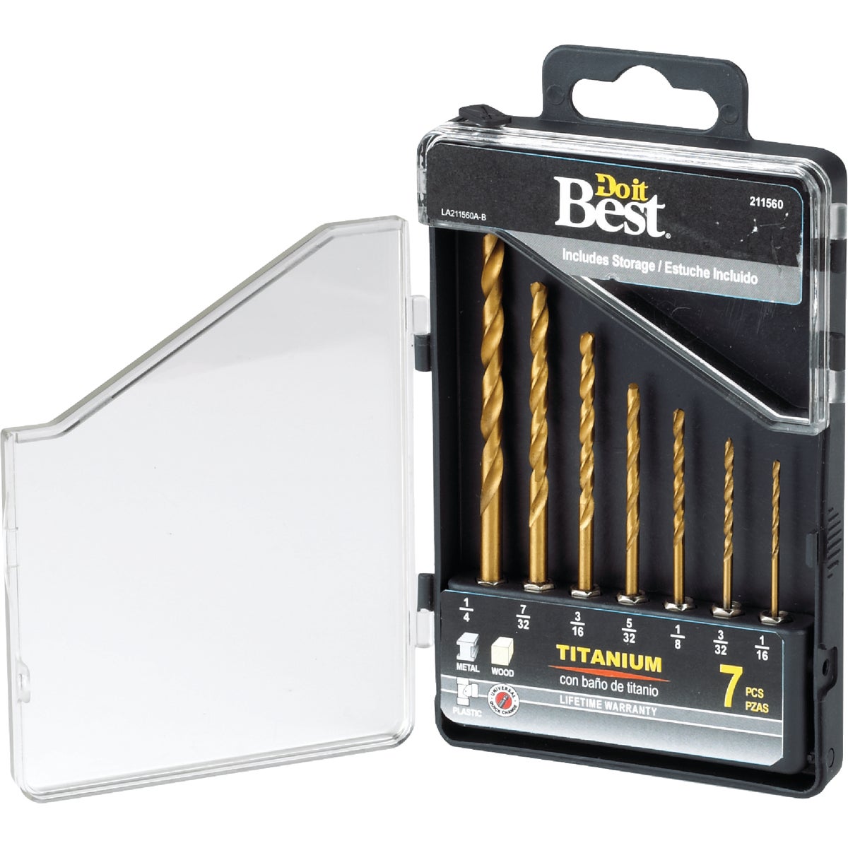 7PC TI HEX SHANK BIT SET - 503171DB by Mibro/gs
