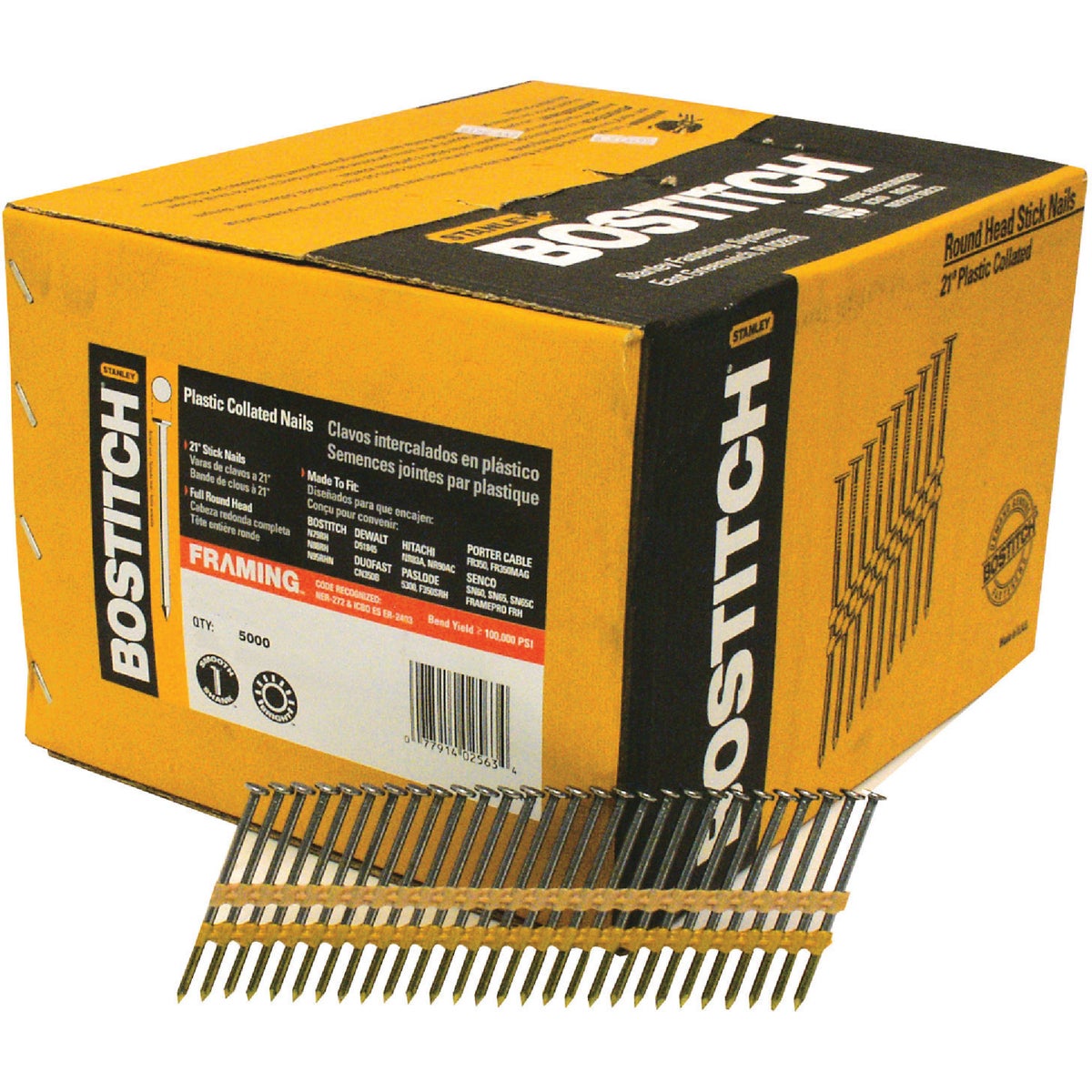 2-3/8" FRAMING NAIL - RH-S8D113HDG by Stanley Bostitch