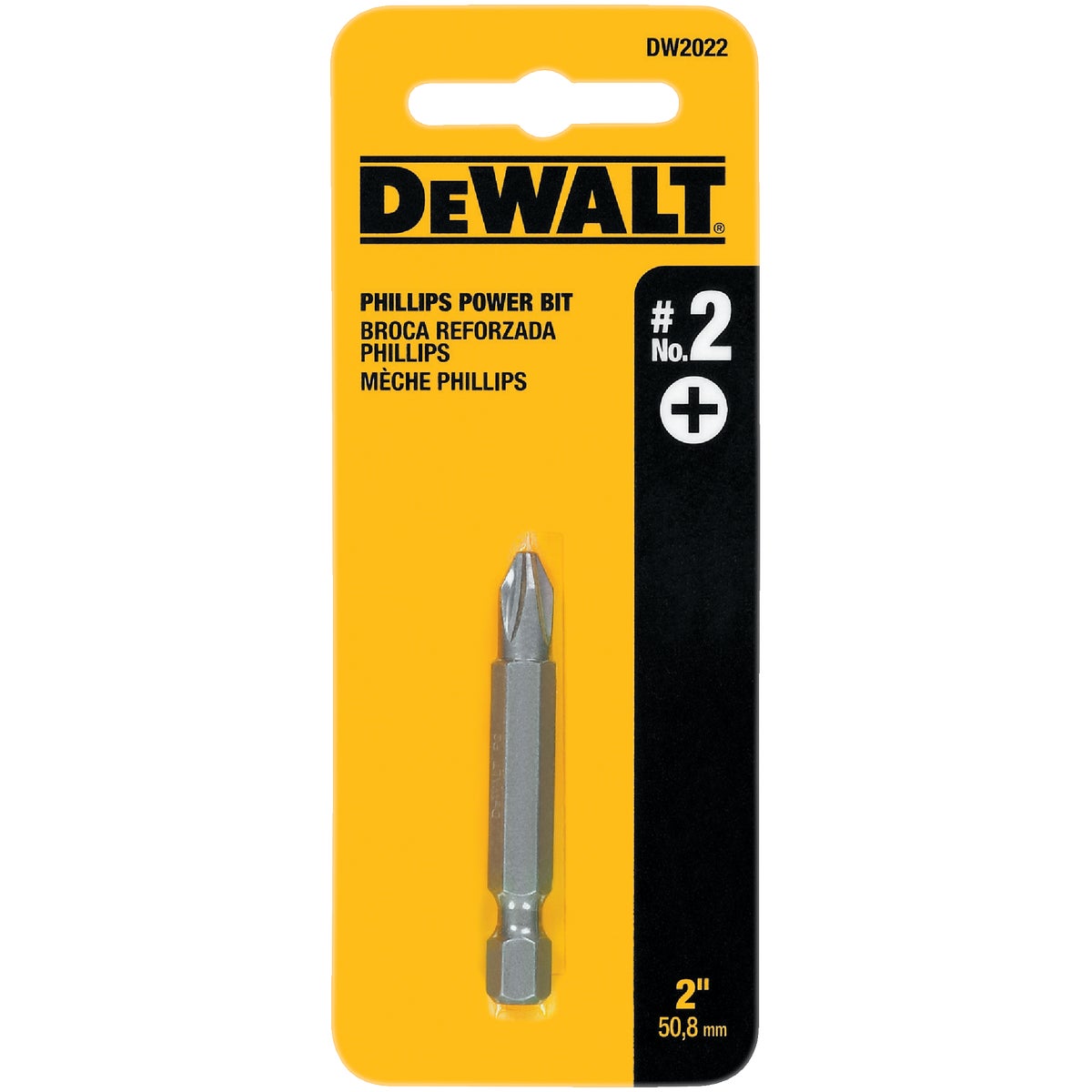 #2 2" PHIL POWER BIT - DW2022 by DeWalt