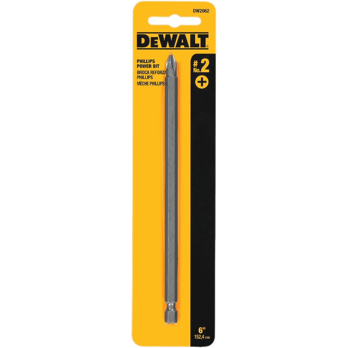 #2 6" PHILLIPS POWER BIT - DW2062 by DeWalt