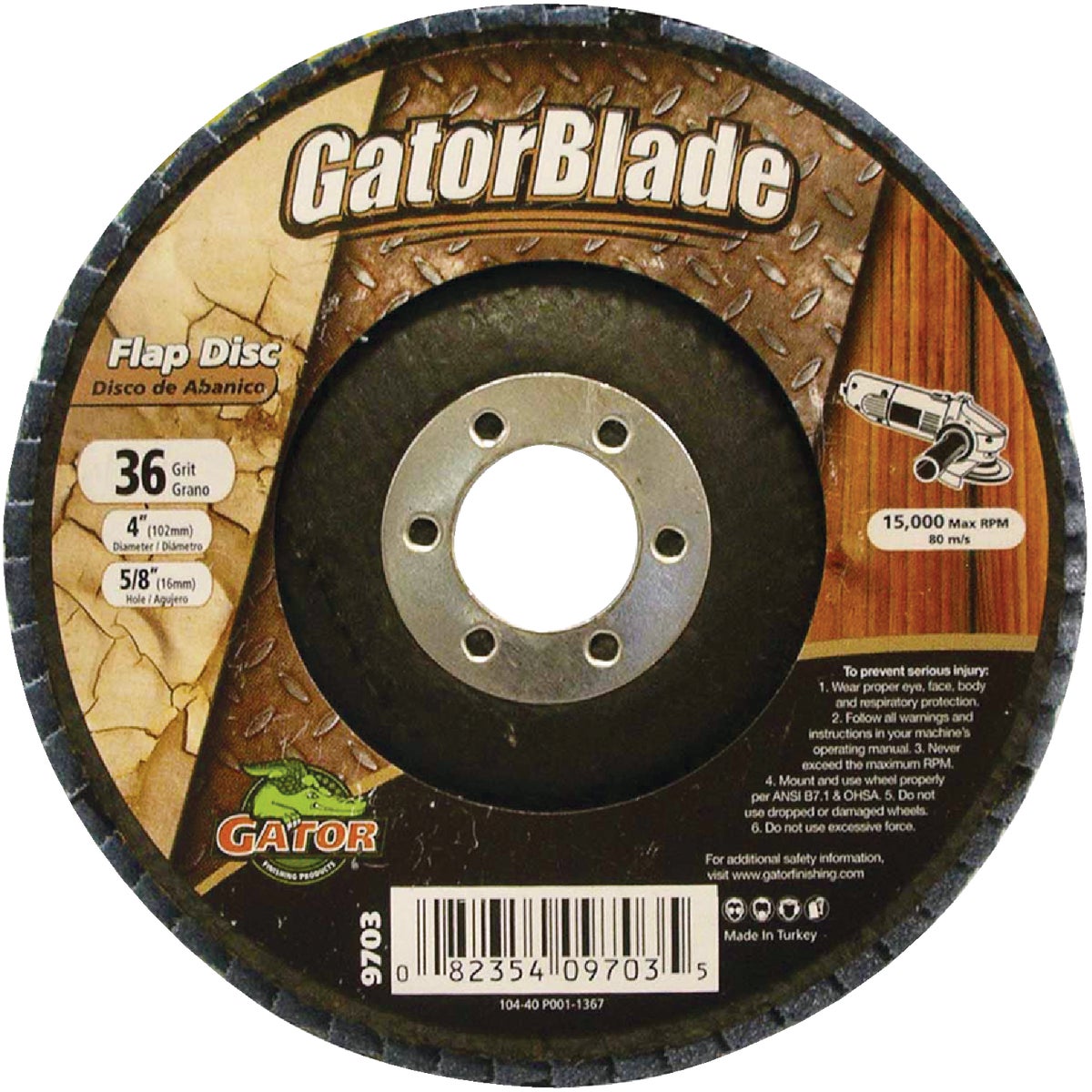 4X5/8 36# FLAP DISC - 9703 by Ali Industries Inc