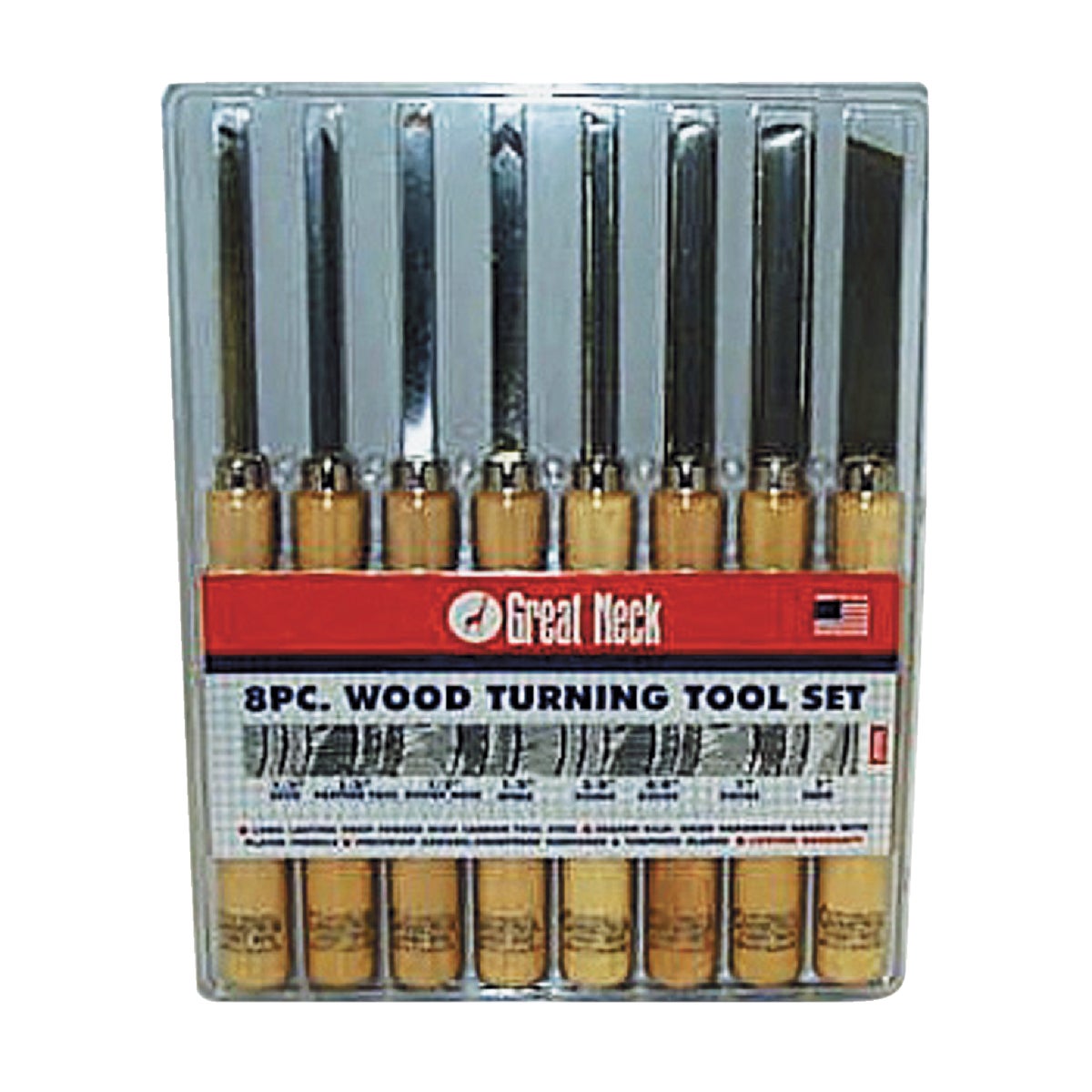 WOOD TURNING TOOLS - 800 by Great Neck Saw Inc