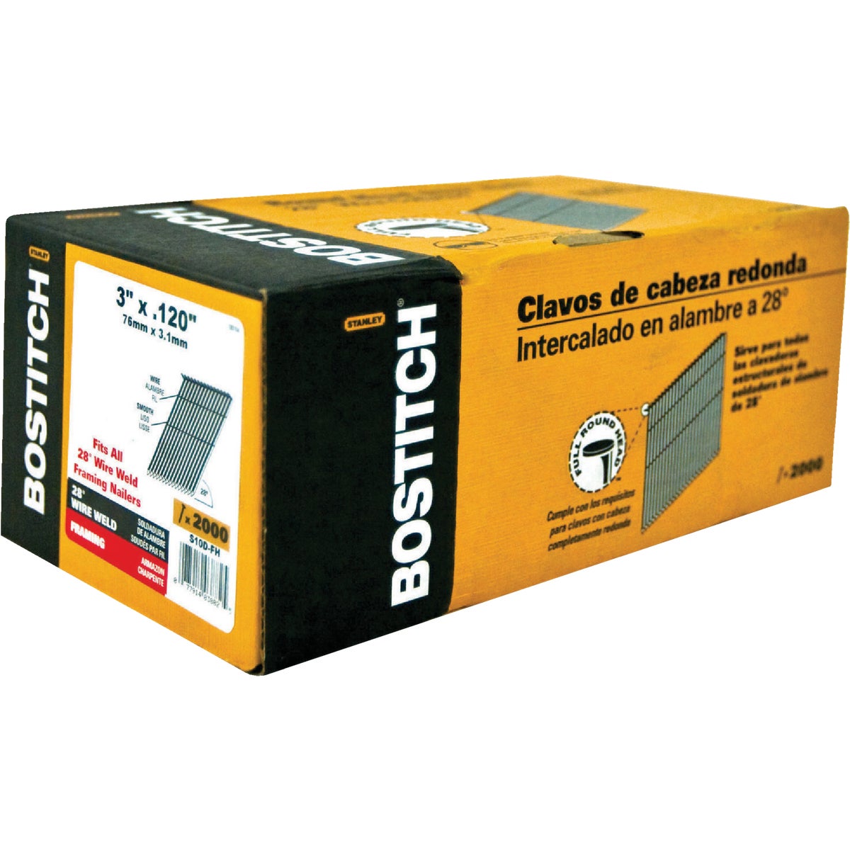 3" FRAMING NAIL - S10D-FH by Stanley Bostitch
