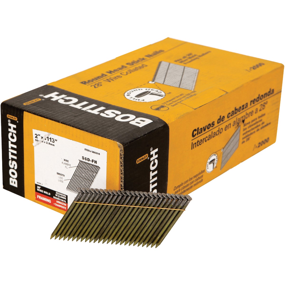 2" FRAMING NAIL - S6D-FH by Stanley Bostitch