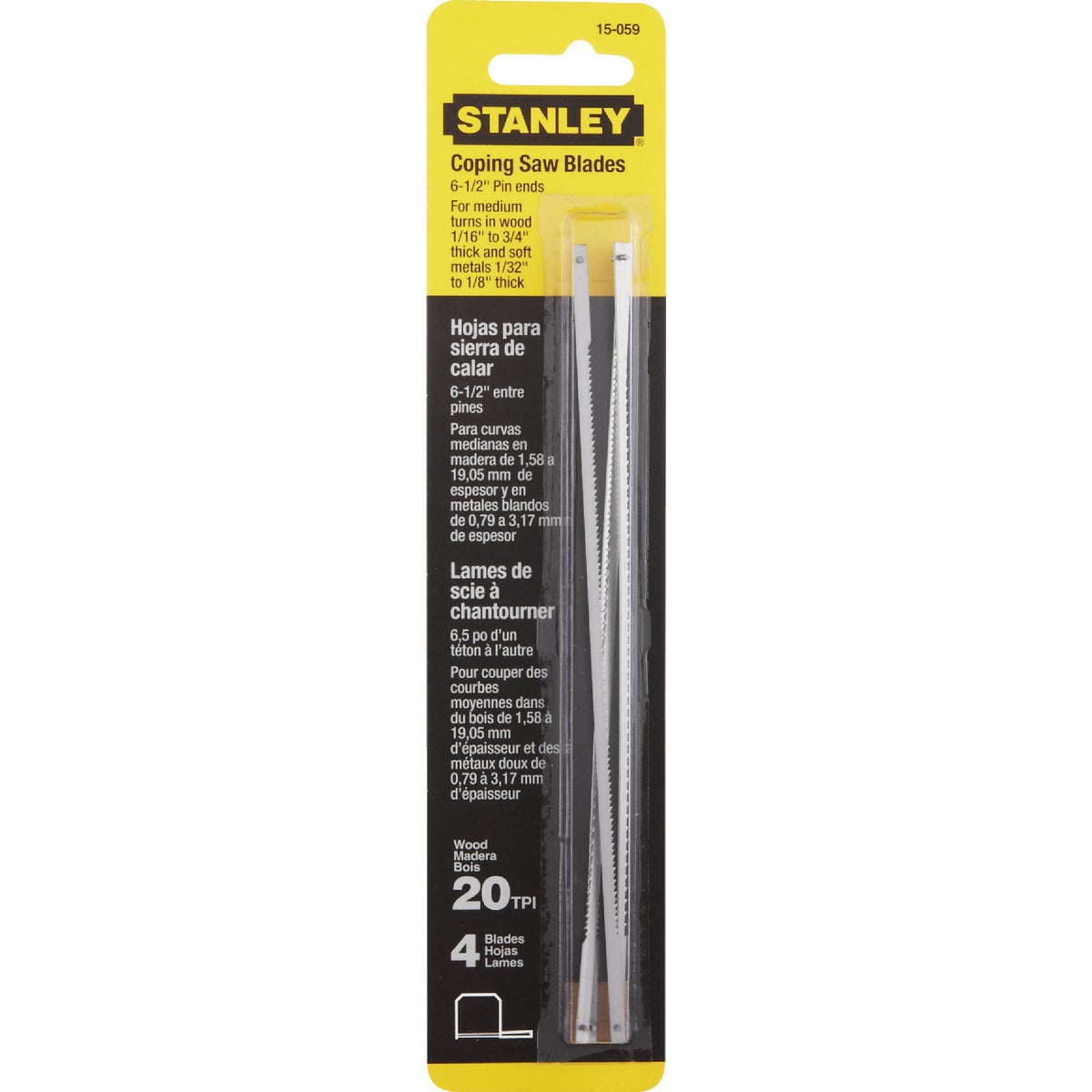 COPING SAW BLADE - 15-059 by Stanley Tools