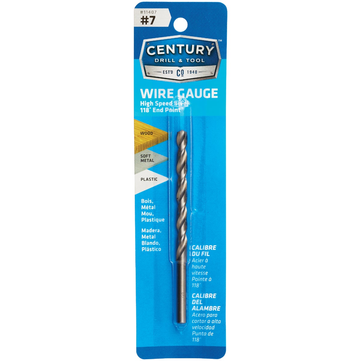 #7 METAL DRILLING BIT - 81107 by Irwin Industr Tool