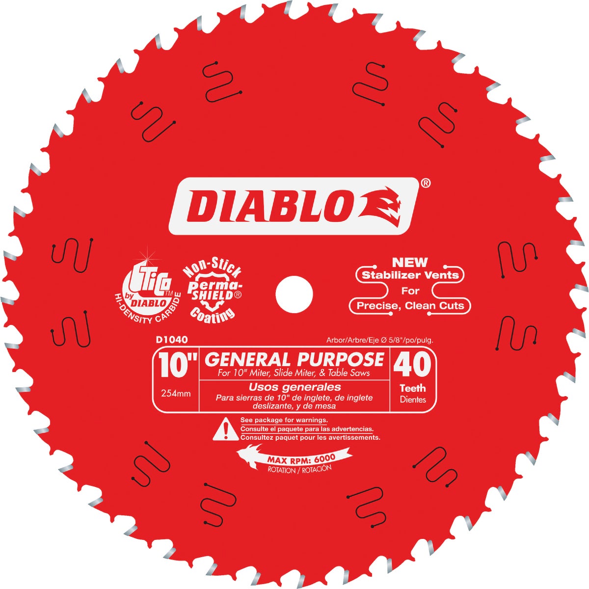 10" 40T SAW BLADE - D1040X by Freud Inc