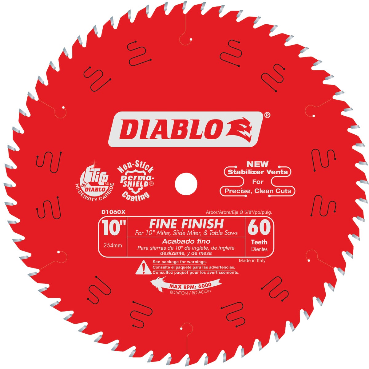 10" 60T SAW BLADE - D1060X by Freud Inc