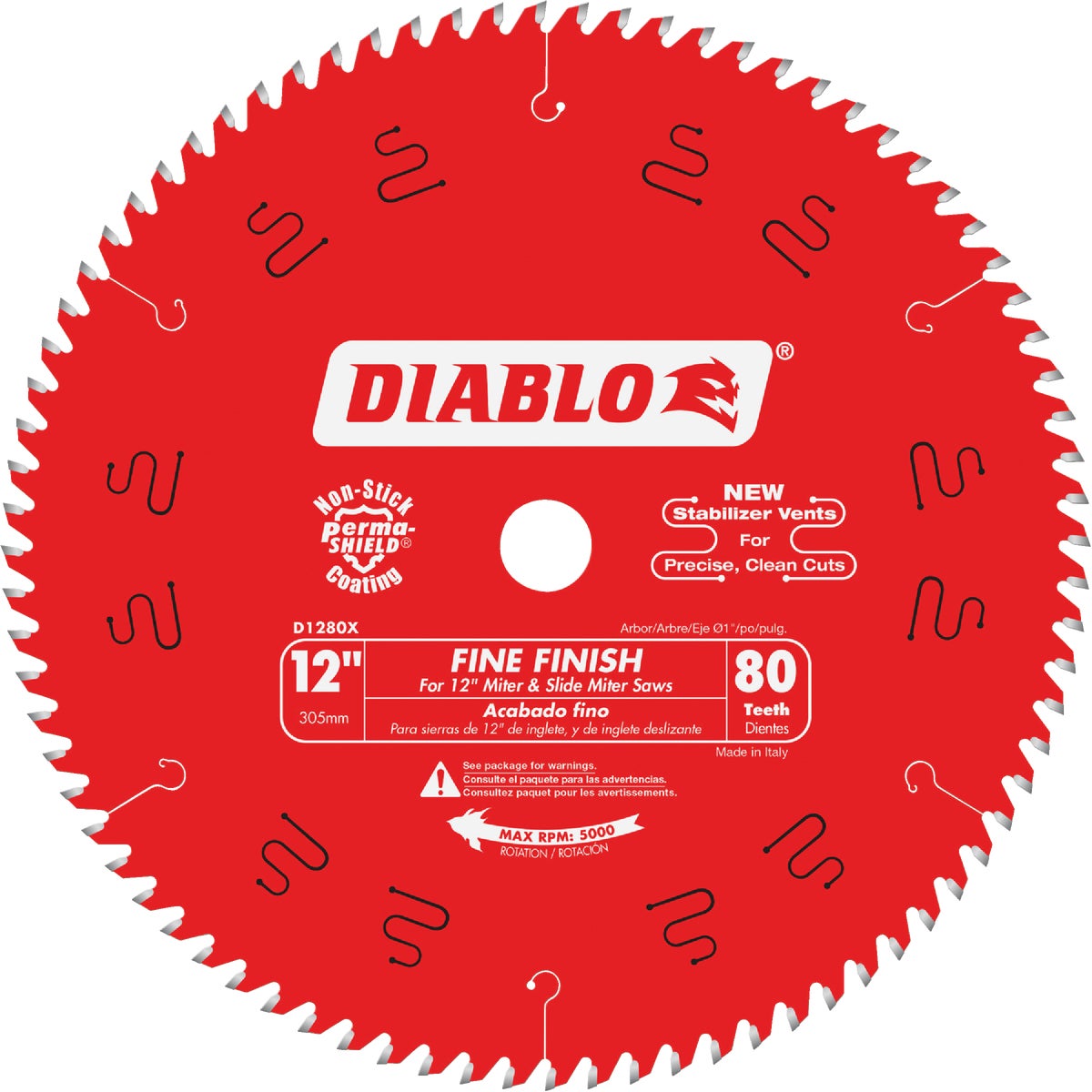 12" 80T SAW BLADE - D1280X by Freud Inc