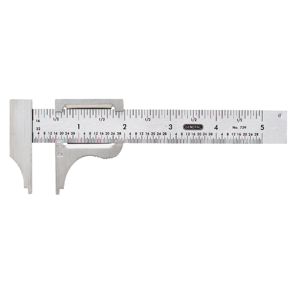 5" POCKET CALIPER - 729 by Gen Tools Mfg