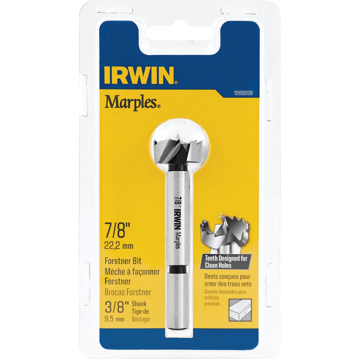 7/8" FORSTNER BIT - 42914 by Irwin Industr Tool