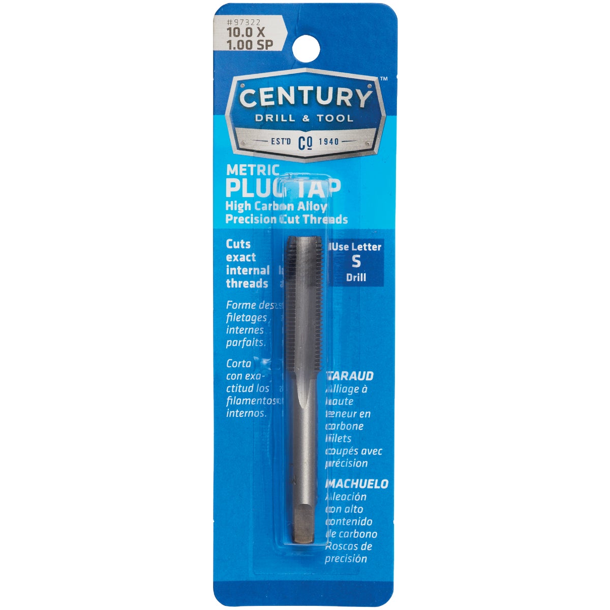 10MM-1.00 PLUG TAP - 8338 by Irwin Industr Tool