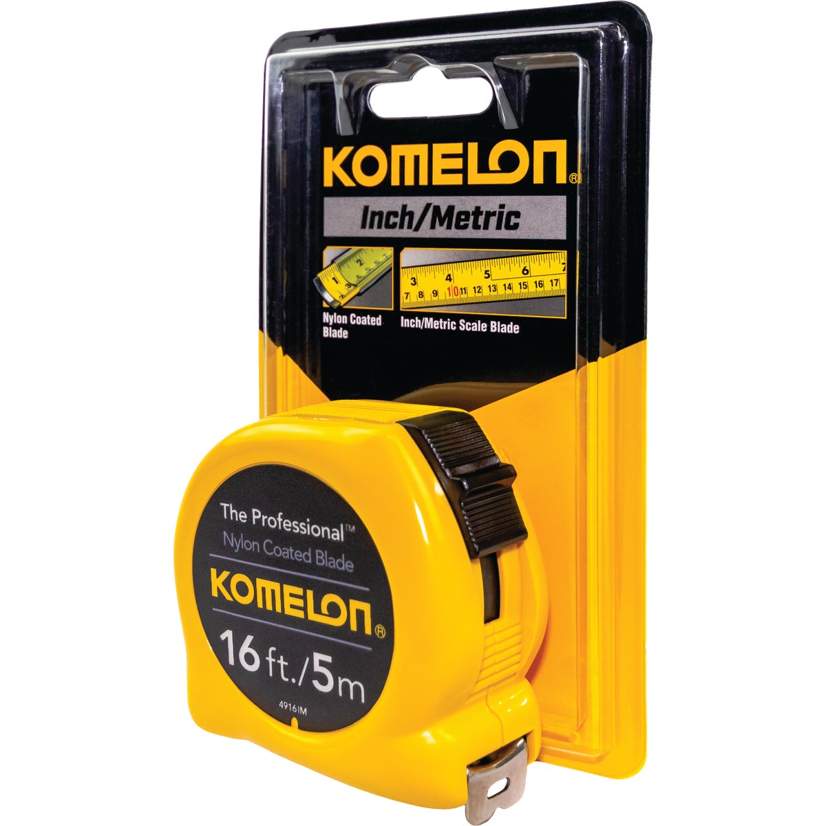 3/4"X16'/5M TAPE RULE - 4916IM by Komelon Usa Corp