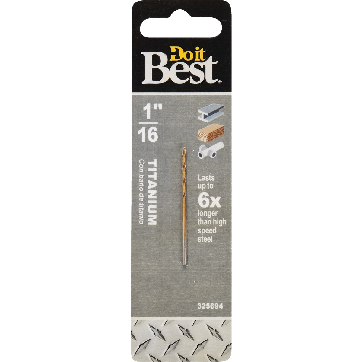 1/16" TITANIUM DRILL BIT - 218141DB by Mibro/gs