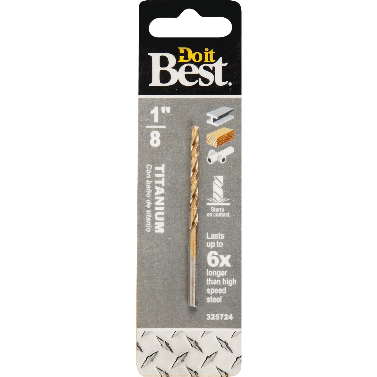 1/8" TITANIUM DRILL BIT - 218571DB by Mibro/gs