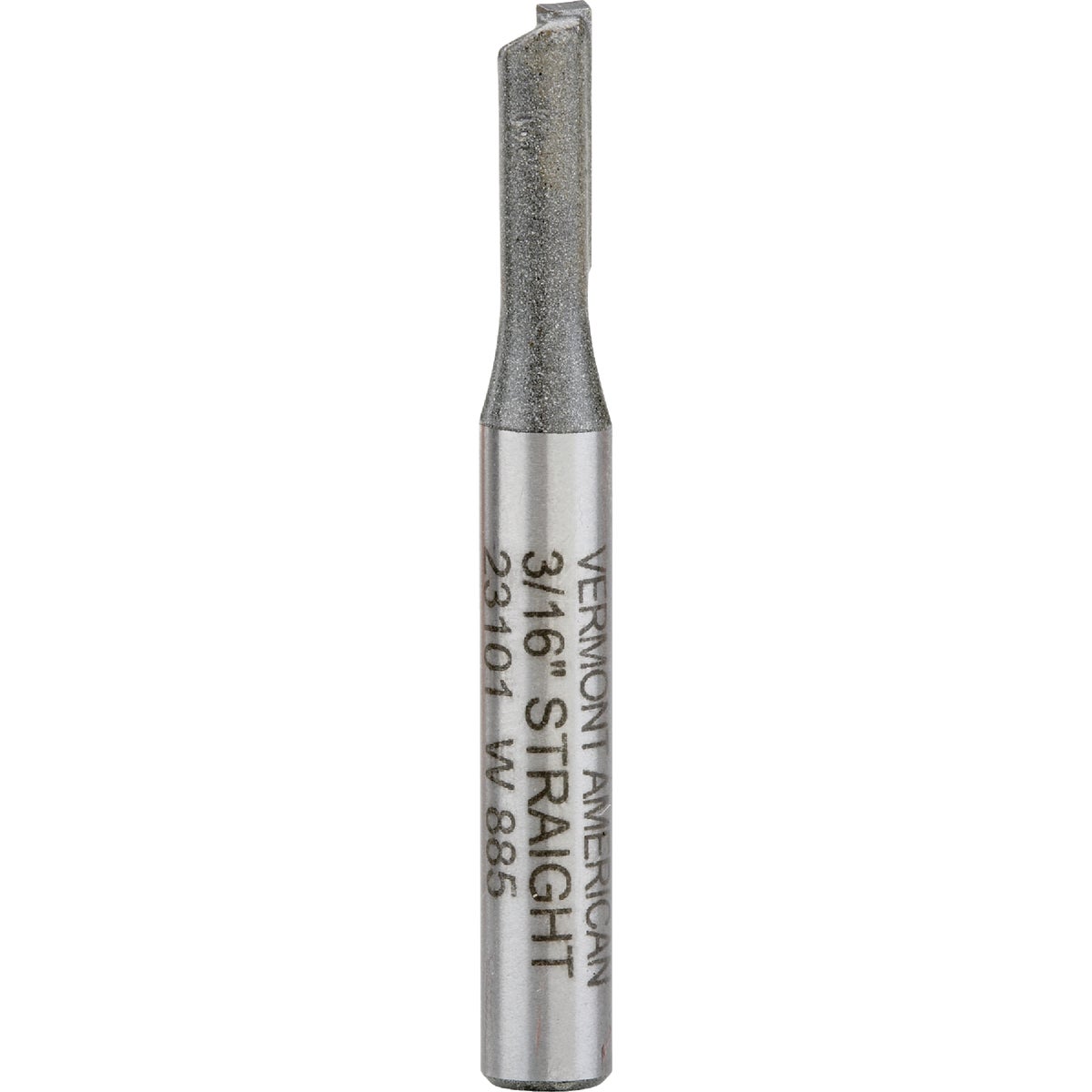 3/16"STRAIGHT ROUTER BIT - 23101 by Vermont American