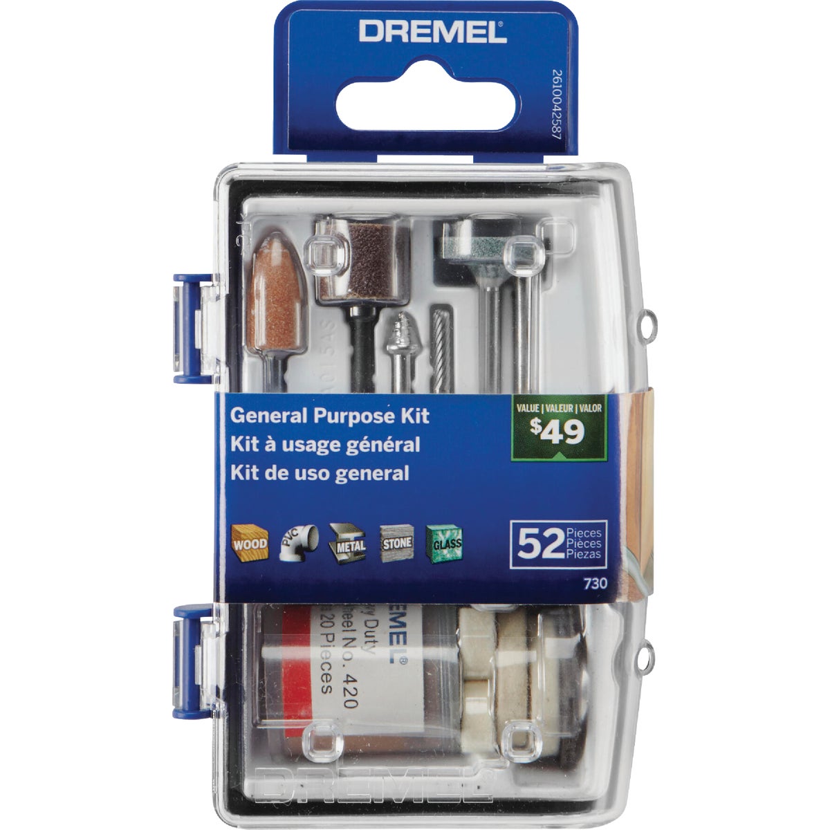 GENERAL PURPOSE BIT SET - 687-01 by Dremel Mfg Co