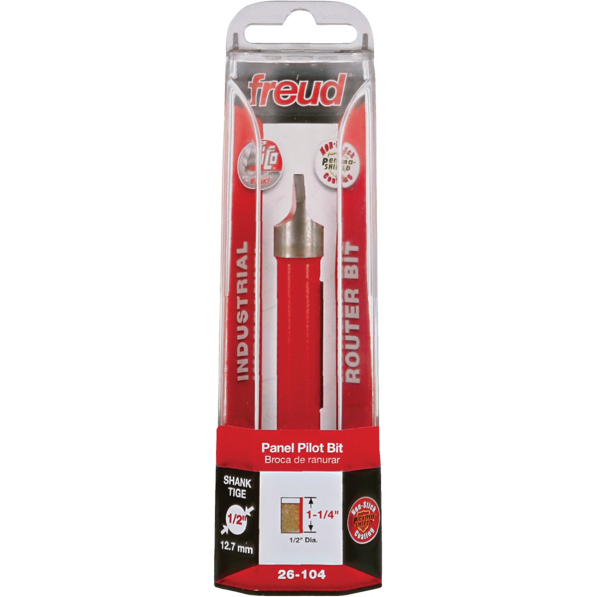 1/2" PANEL PILOT BIT - 26-104 by Freud Inc