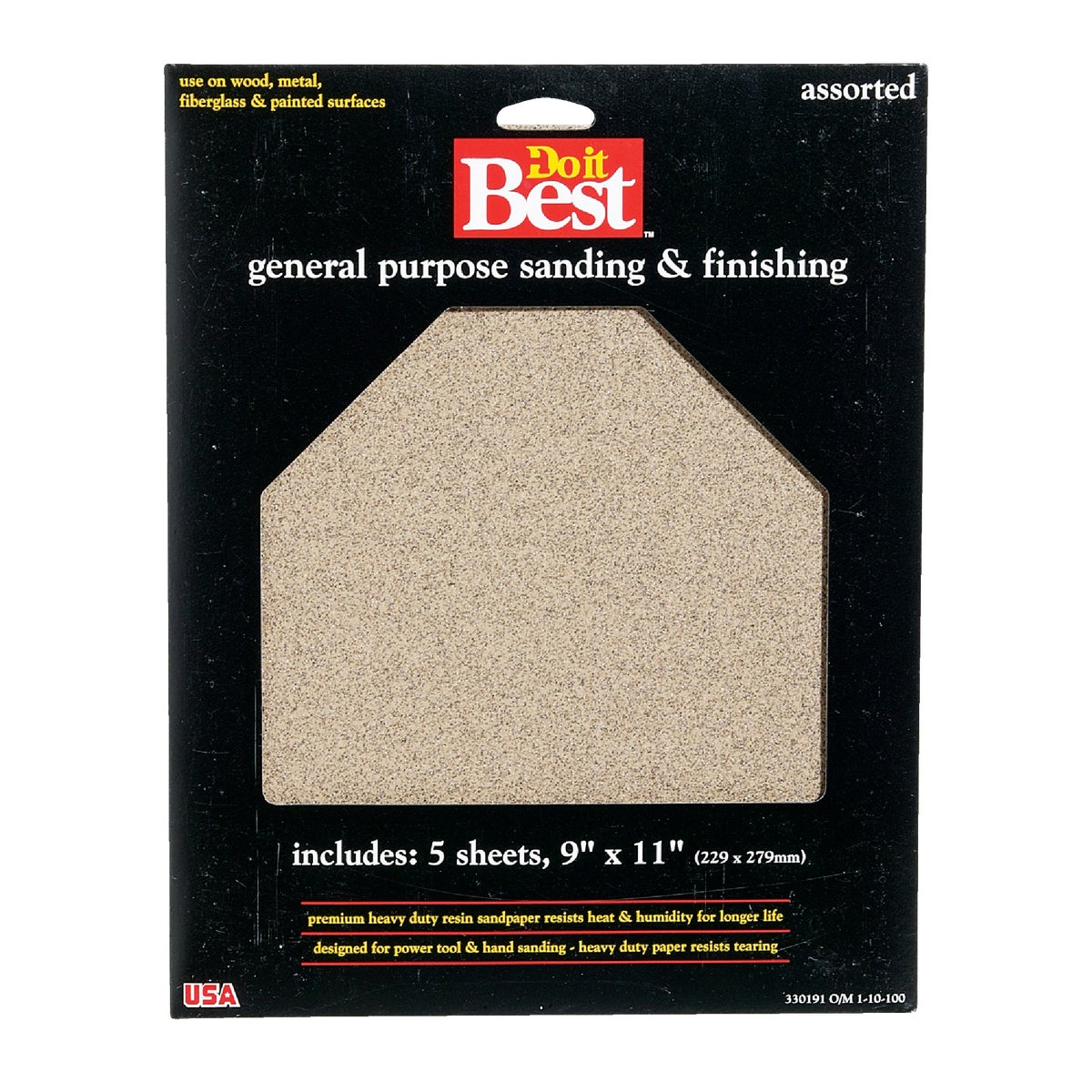 ASST SANDPAPER - 330191 by Ali Industries Inc