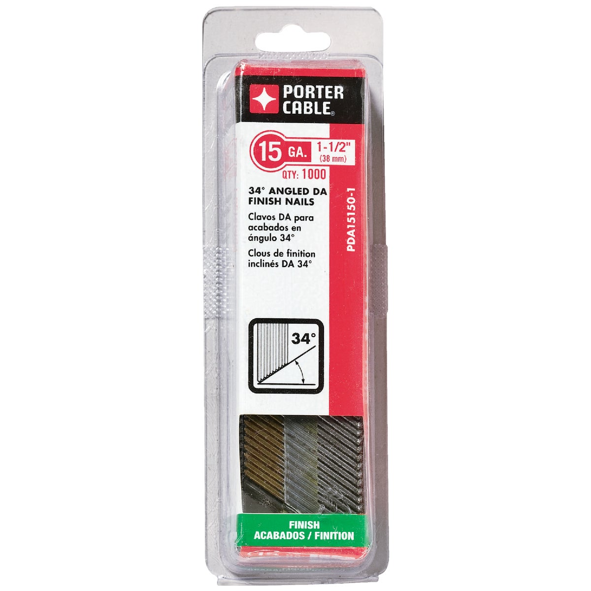1-1/2" FINISH NAIL - PDA15150 by Black Decker  Pc