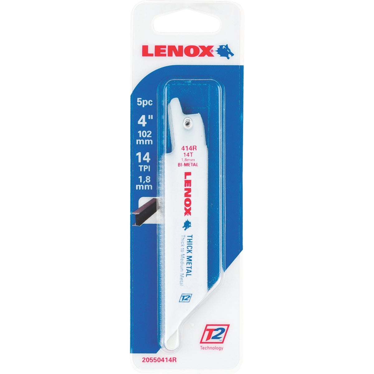 4" 14TPI RECIP SAW BLADE - 414R by Lenox