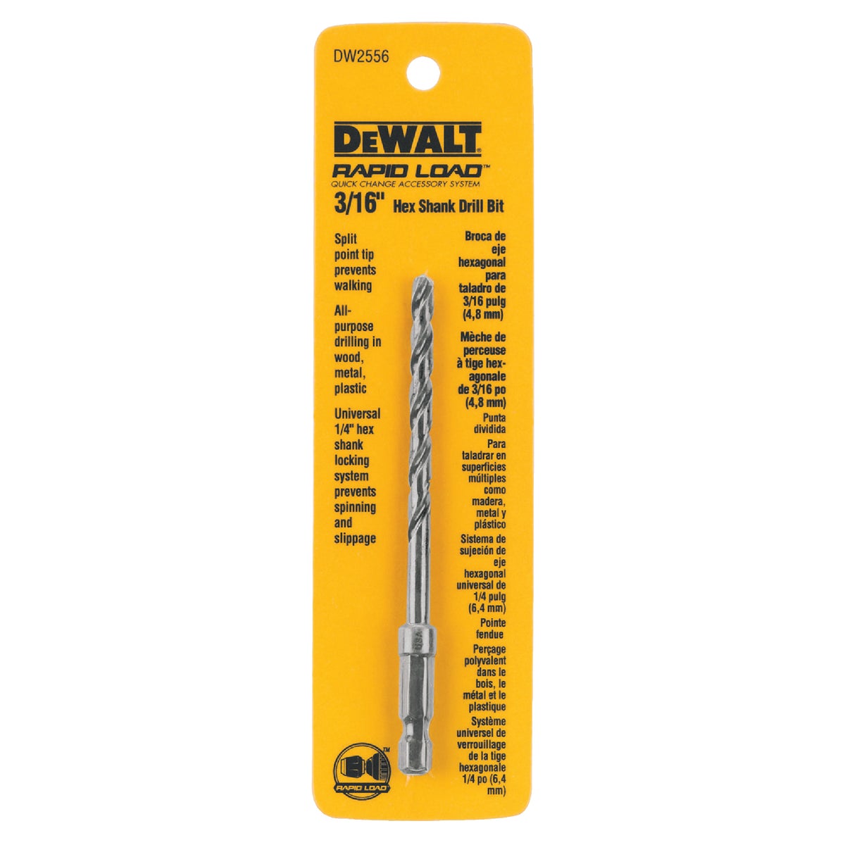 3/16" SPLIT POINT BIT - DW2556 by DeWalt