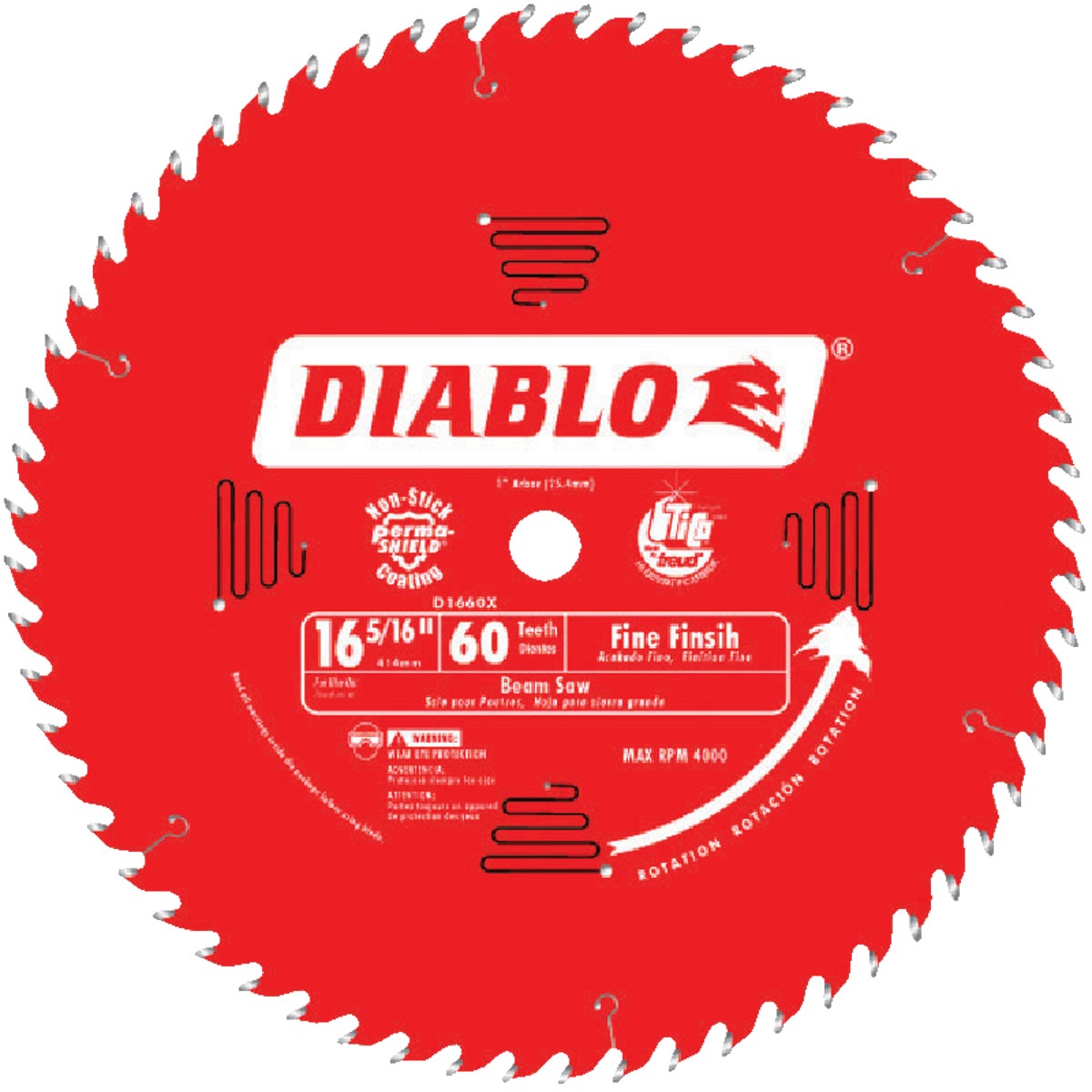 16-5/16" 60T SAW BLADE - D1660X by Freud Inc