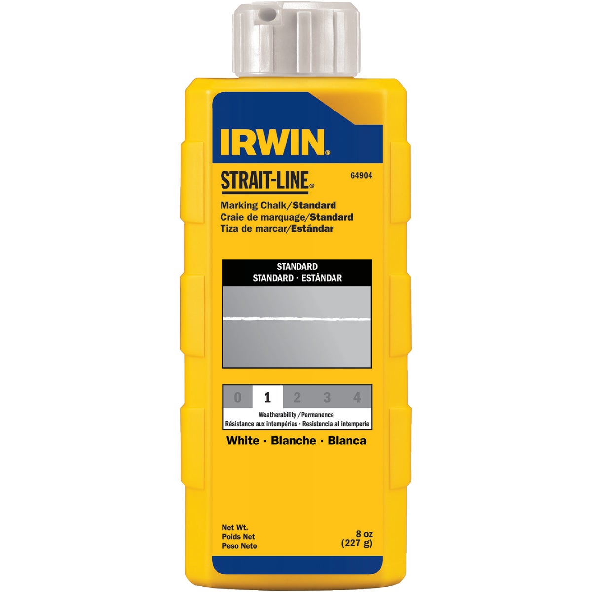 8OZ WHITE CHALK - 64904 by Irwin Industr Tool