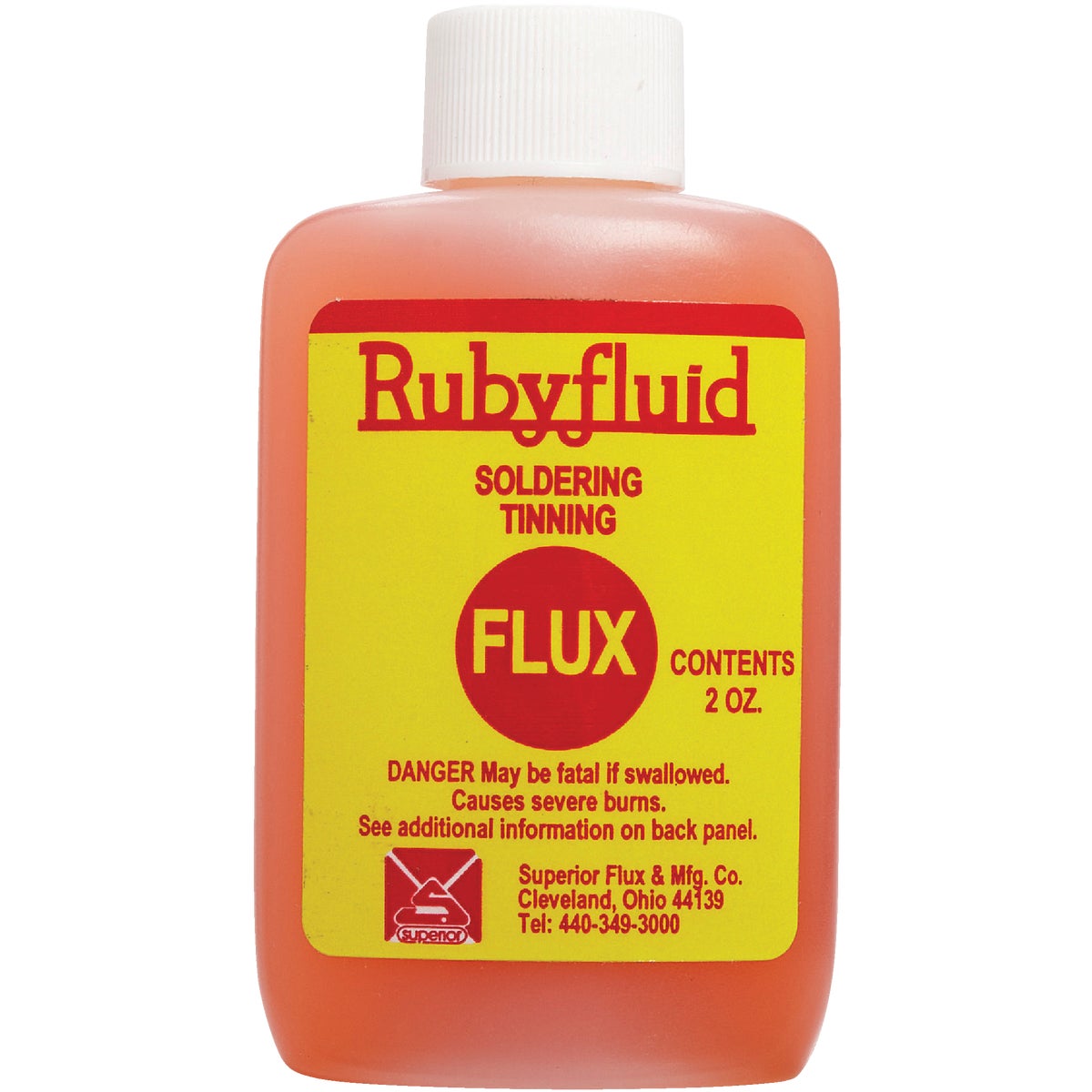 2OZ LIQUID RUBYFLUID - 2OZ by Superior Flux & Mfg
