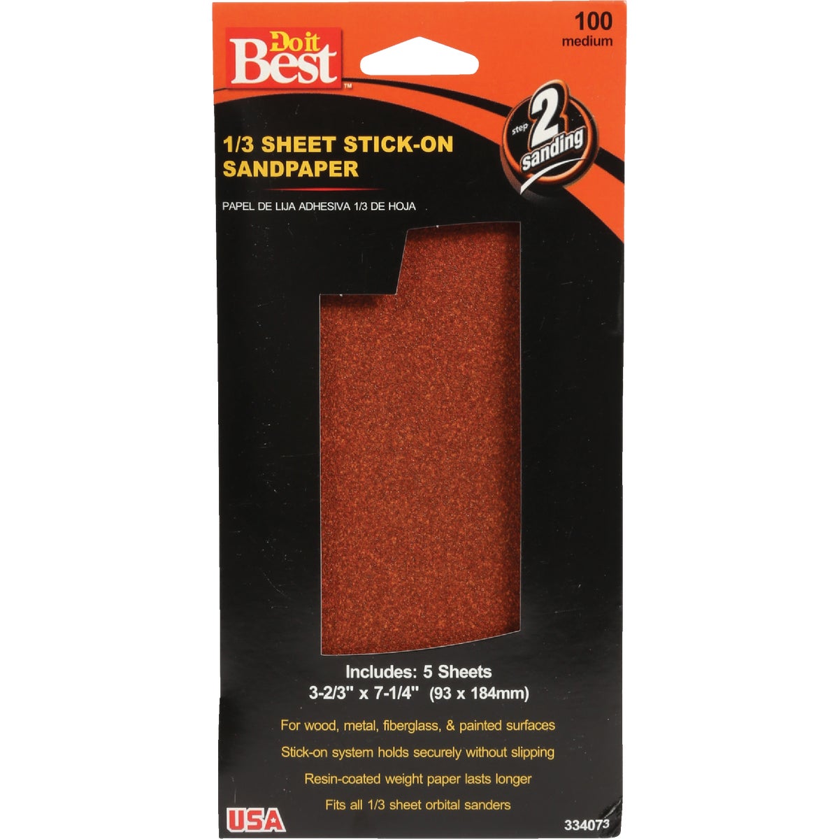 100G 1/3 SANDING SHEET - 334073 by Ali Industries Inc