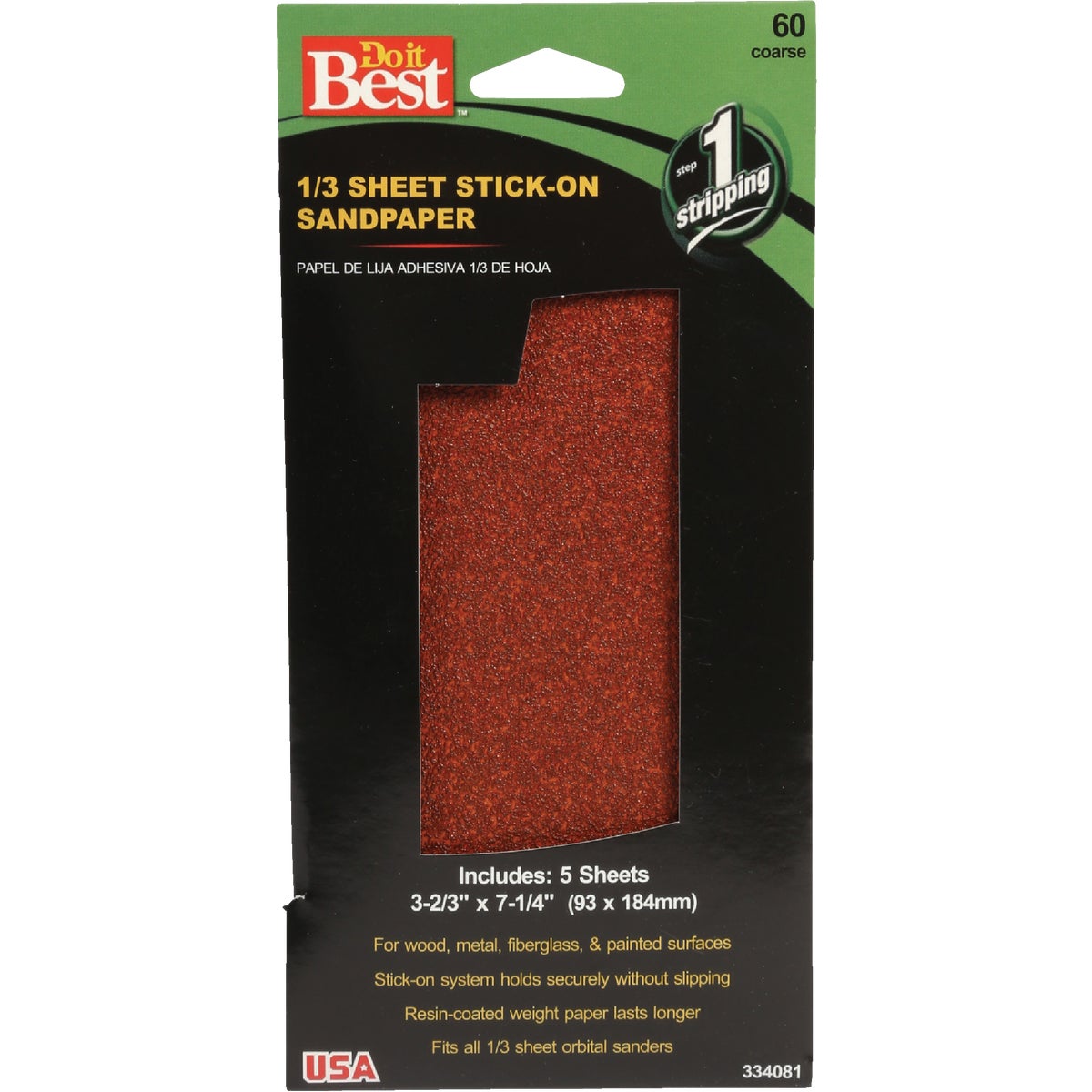 60G 1/3 SANDING SHEET - 334081 by Ali Industries Inc