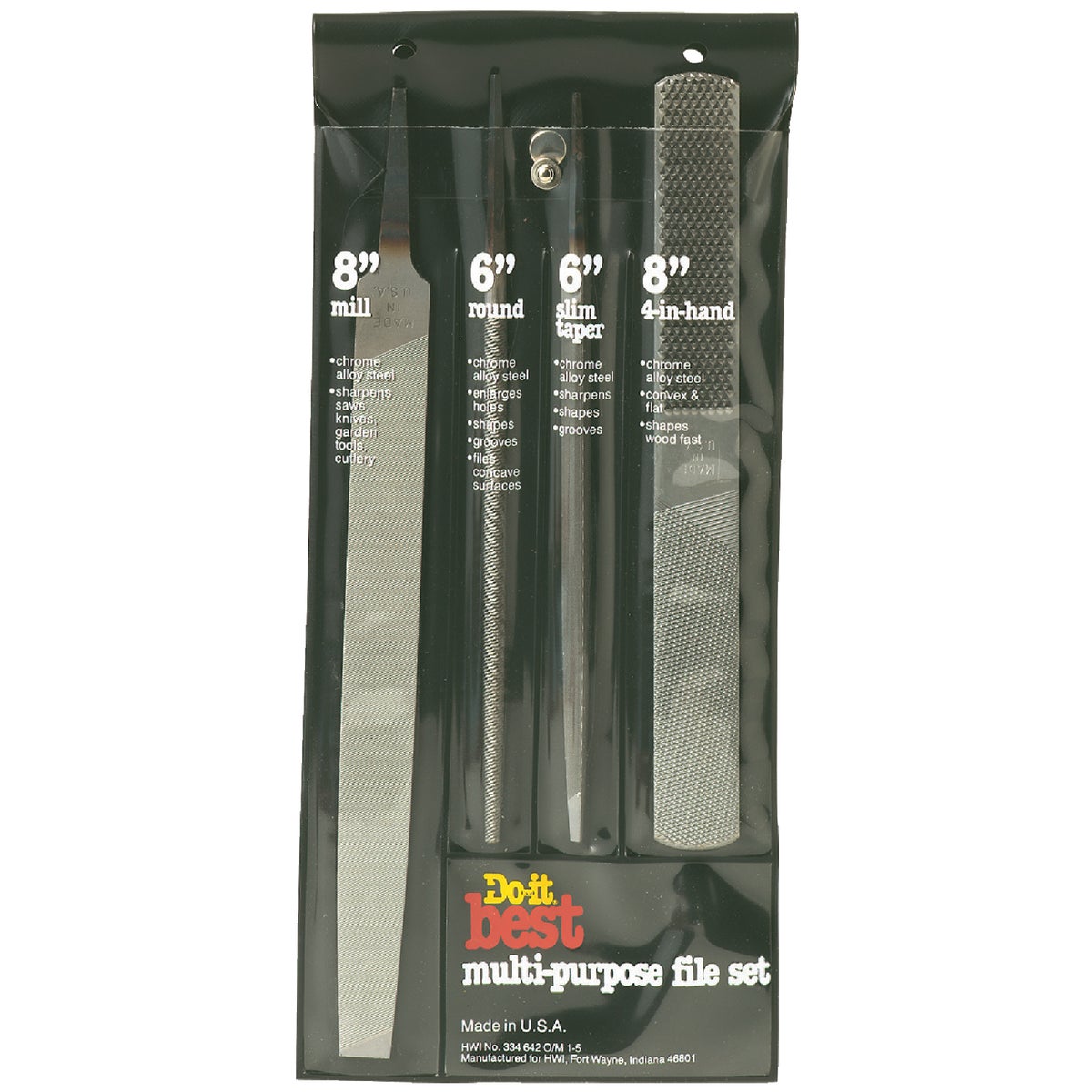 4PC HOME FILE PACK - 334642 by Apex Tool Group   Pl