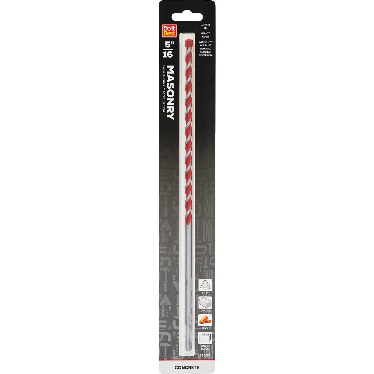 5/16X13 MASONRY BIT - 264091DB by Mibro/gs