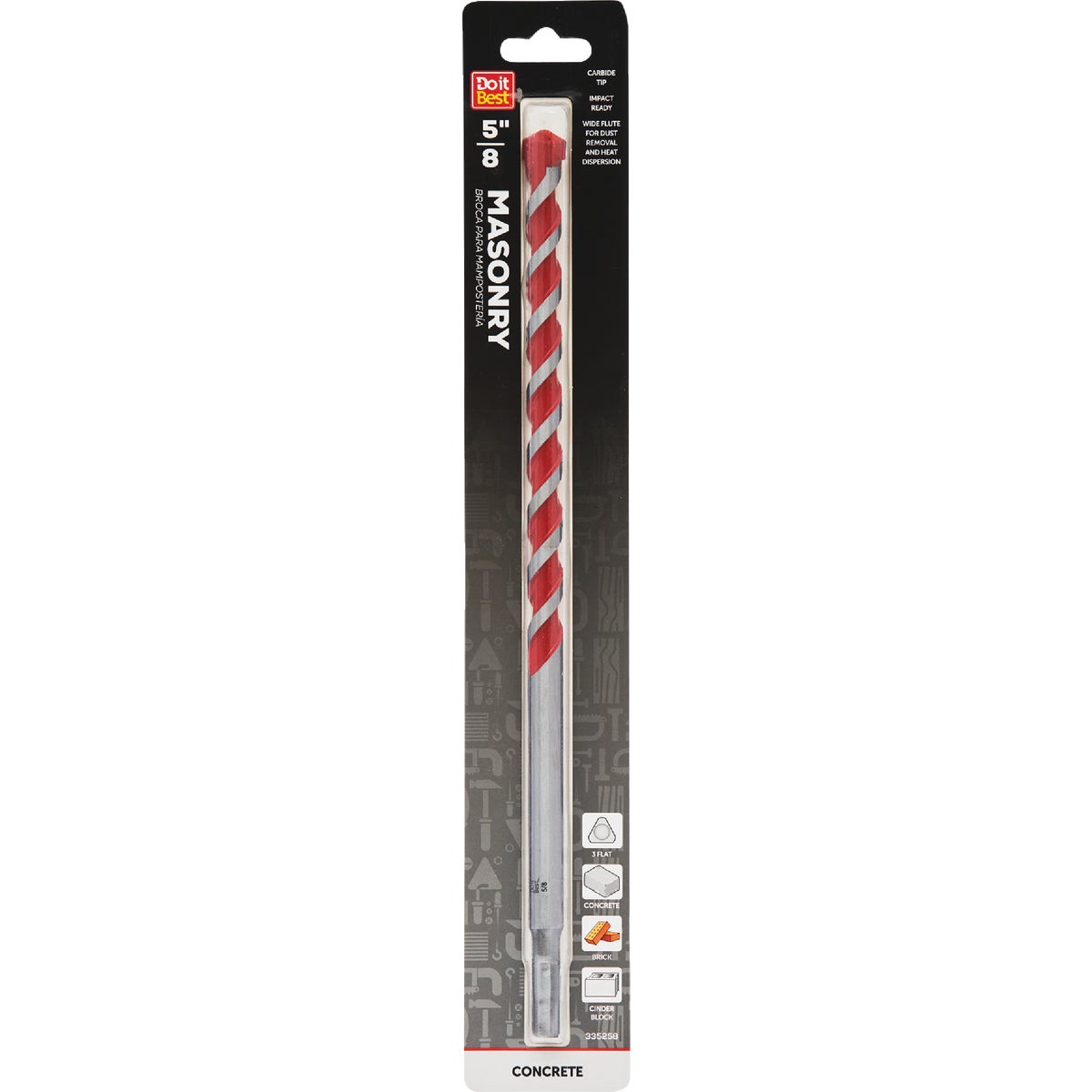 5/8X13 MASONRY BIT - 264411DB by Mibro/gs