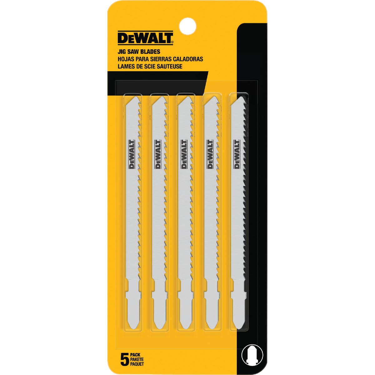 5PK 4" 6T JIGSAW BLADE - DW3753-5 by DeWalt