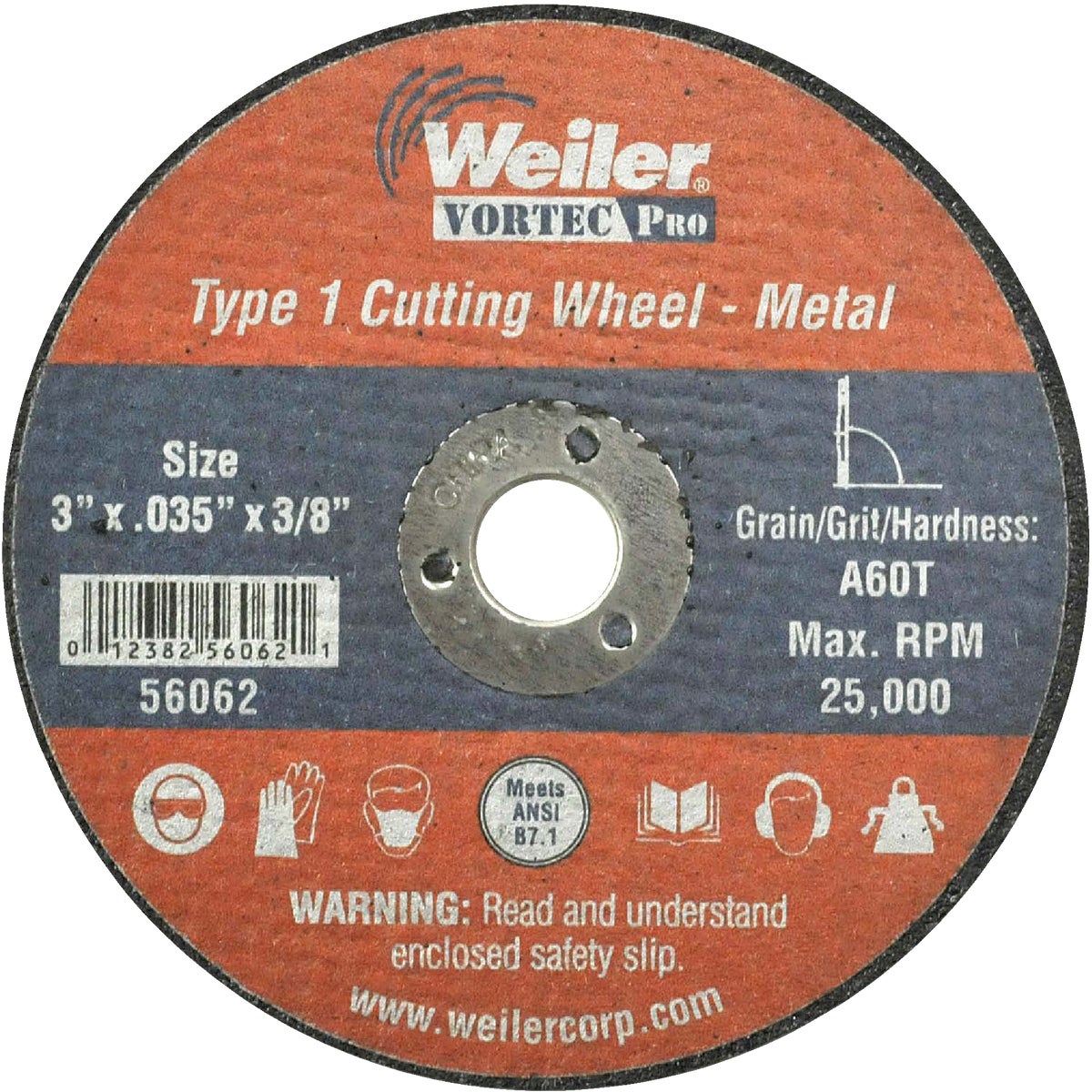 3X1/32 ABRASIVE WHEEL - 36536 by Weiler Corporation