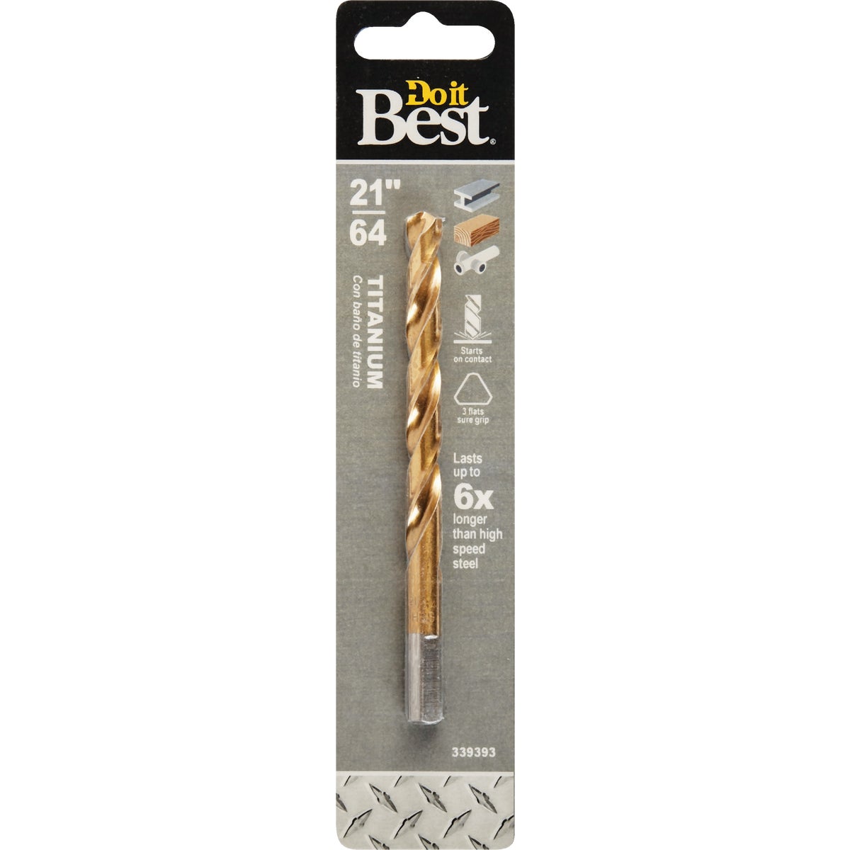 21/64" TITANUM DRILL BIT - 220041DB by Mibro/gs